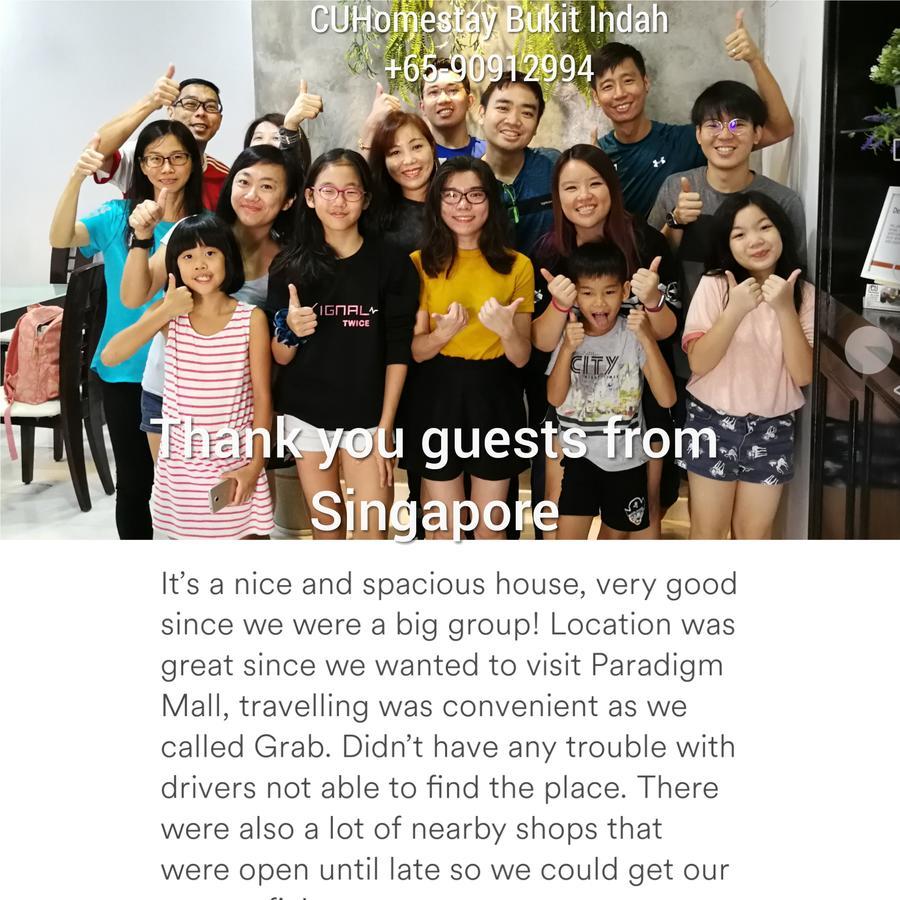 Jb Homestay Bukit Indah Wifi Ciq Mall Legoland Free Parking Johor Bahru Extérieur photo